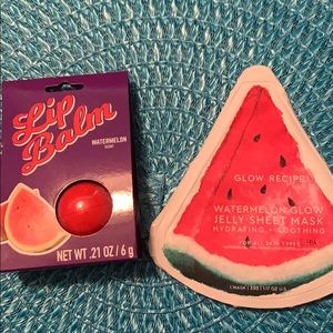Glow Recipe WatermelonJelly Sheet Mask & Lip balm
